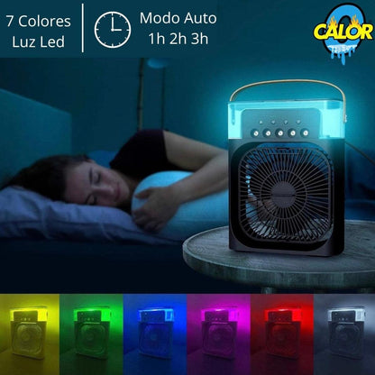 Air Calor™ - Ventilador Led Portátil Con Nebulizador