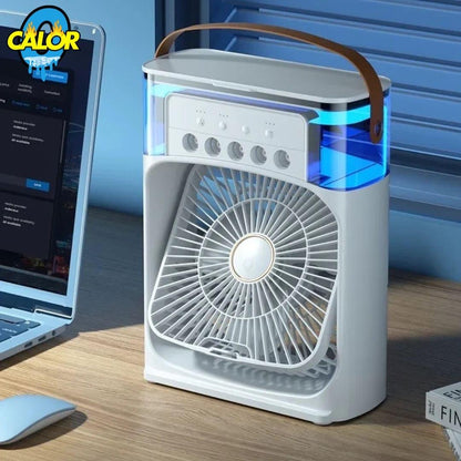 Air Calor™ - Ventilador Led Portátil Con Nebulizador