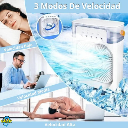 Air Calor™ - Ventilador Led Portátil Con Nebulizador